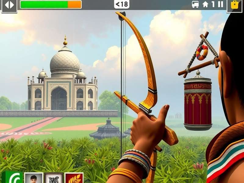 Indian Arrow Artisan showcasing different Indian cultural elements